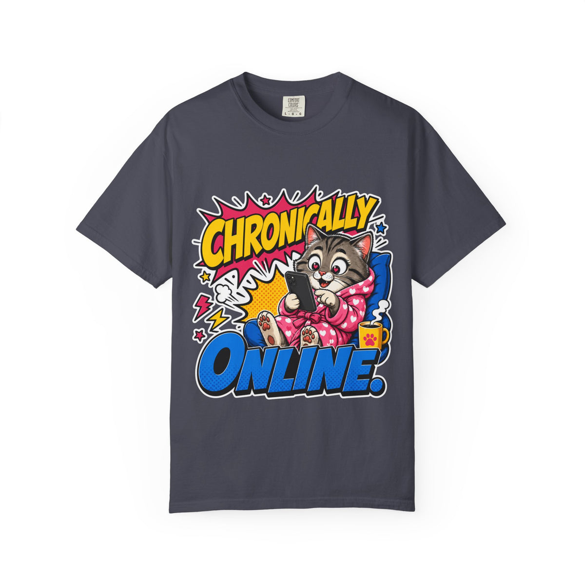 Chronically Online Cat T-Shirt