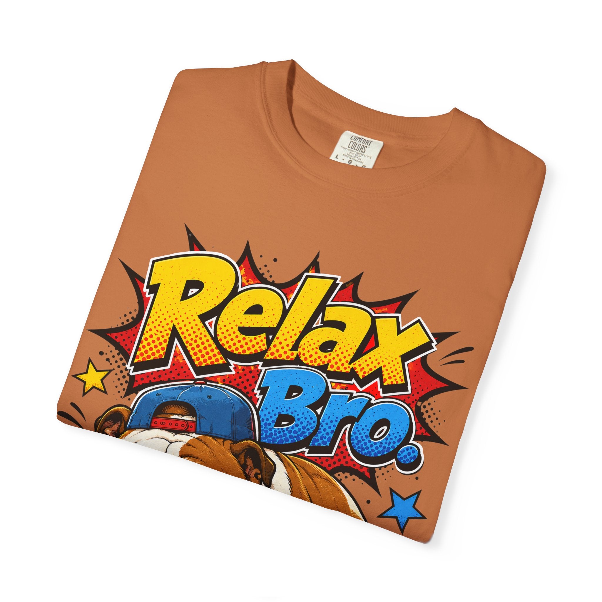 Relax Bro. English Bulldog Graphic T-Shirt