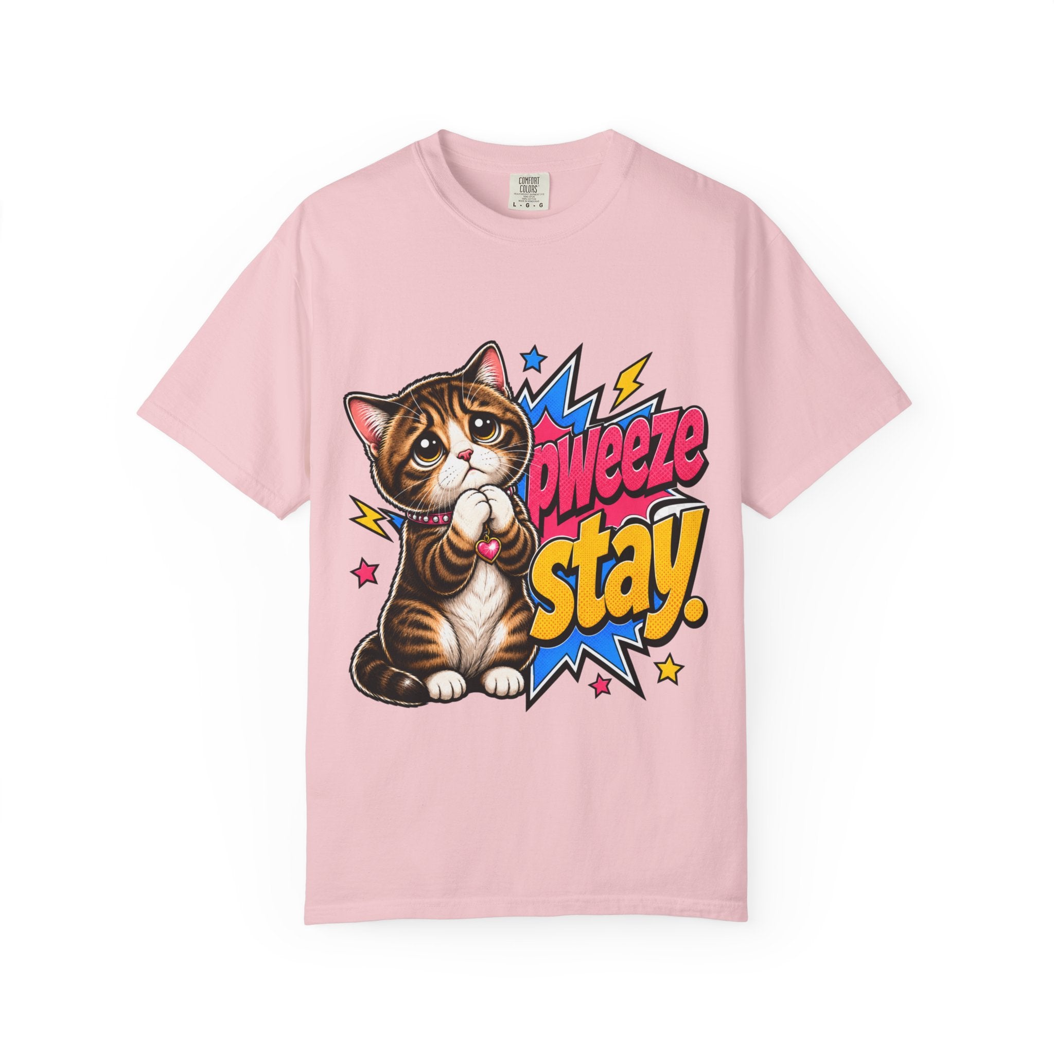 Pweeze Stay Cat Graphic T-Shirt