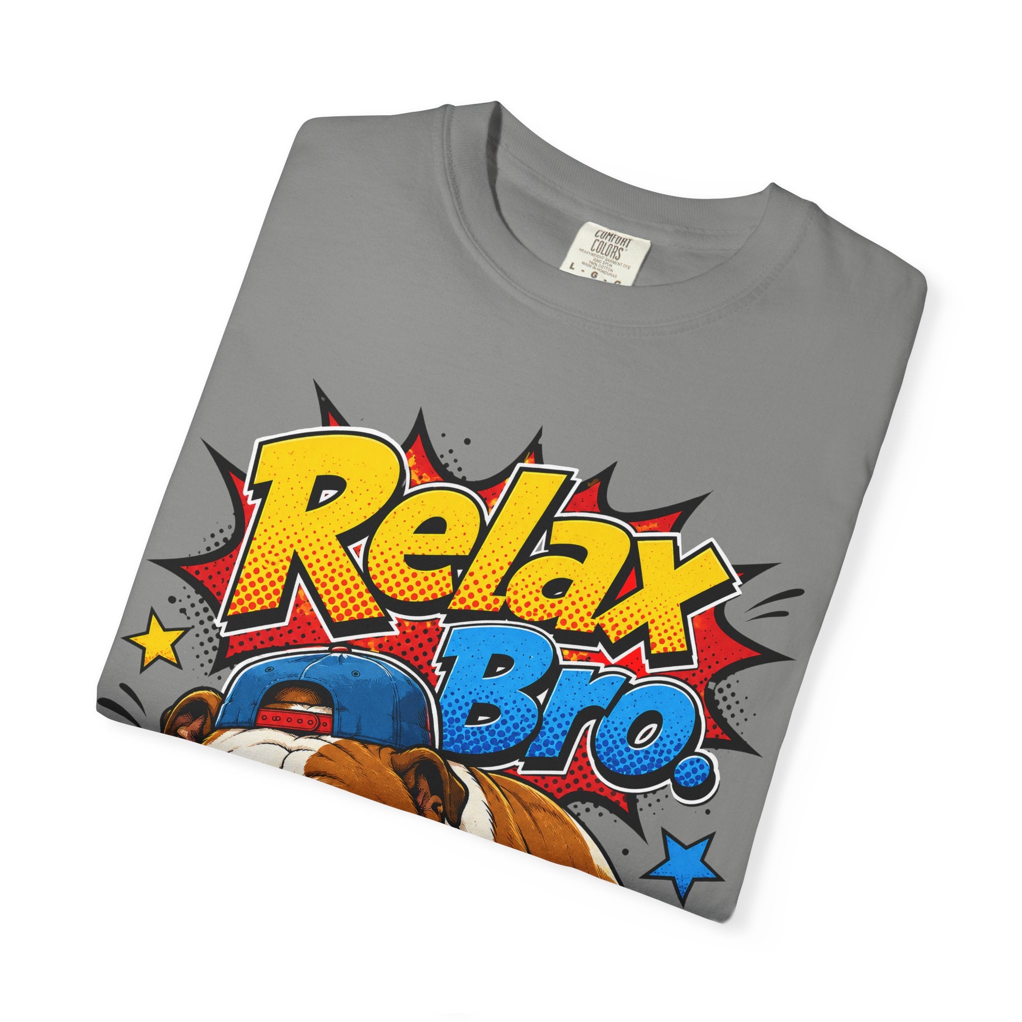 Relax Bro. English Bulldog Graphic T-Shirt