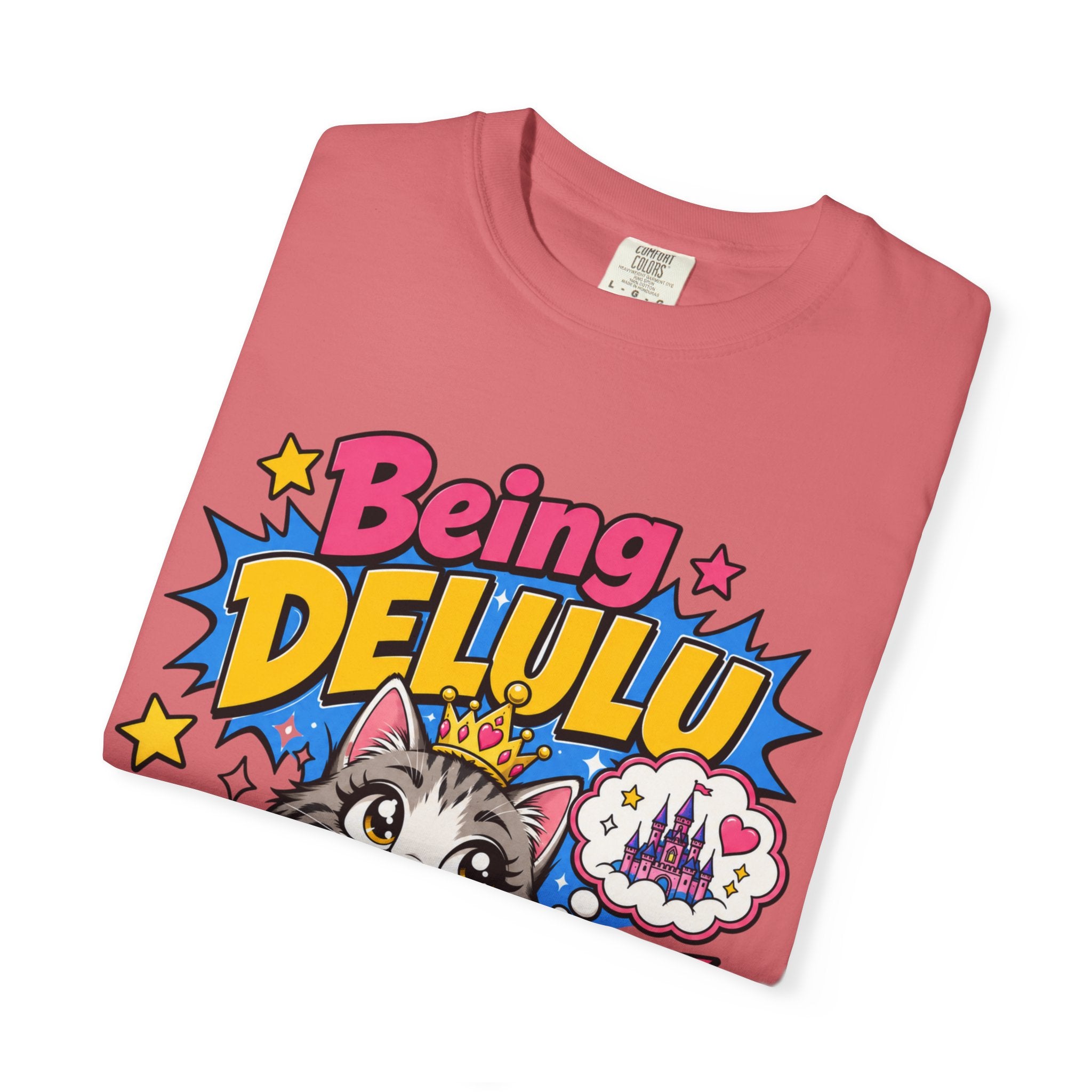 Being Delulu Is Okay Cat T-Shirt
