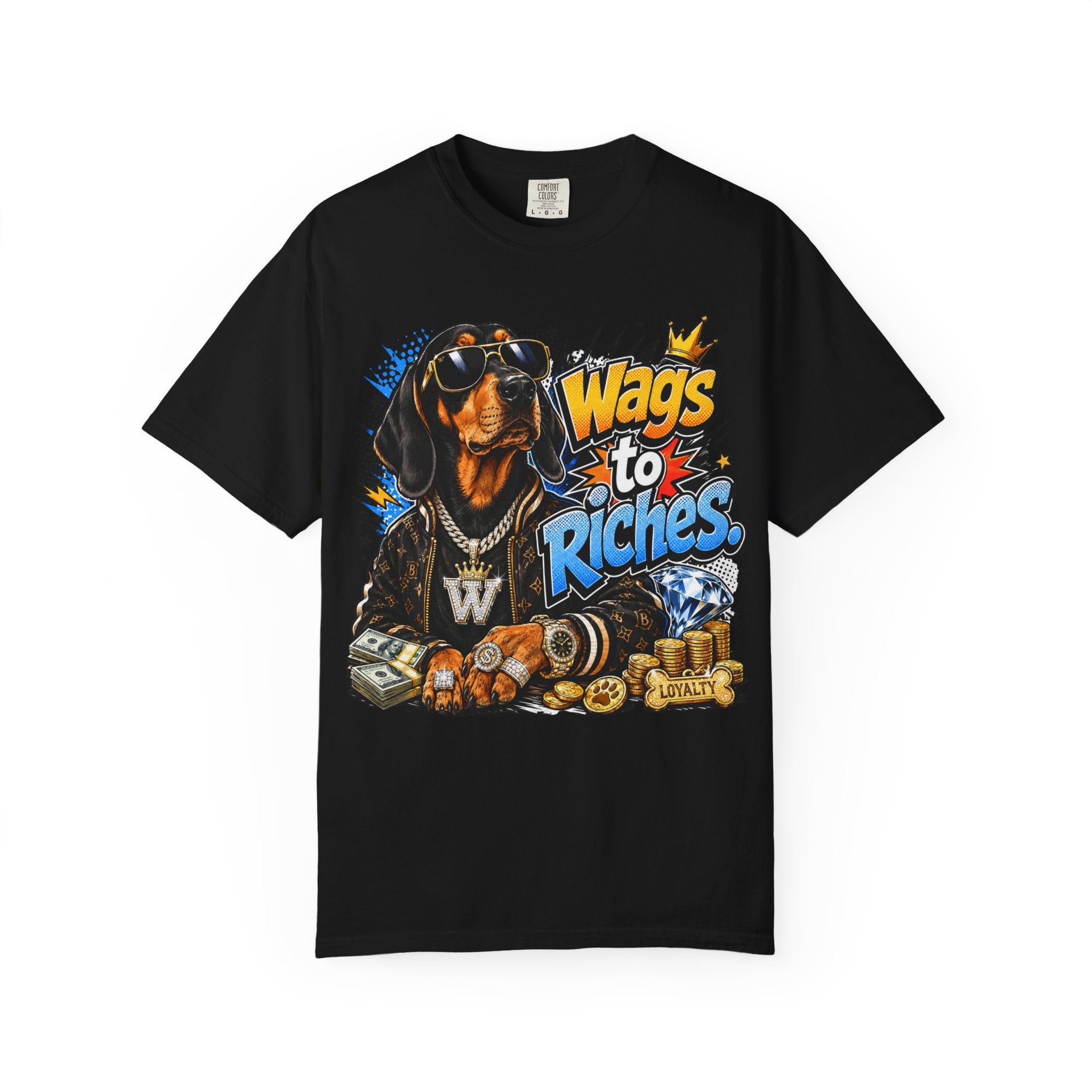 Wags to Riches Graphic T-Shirt