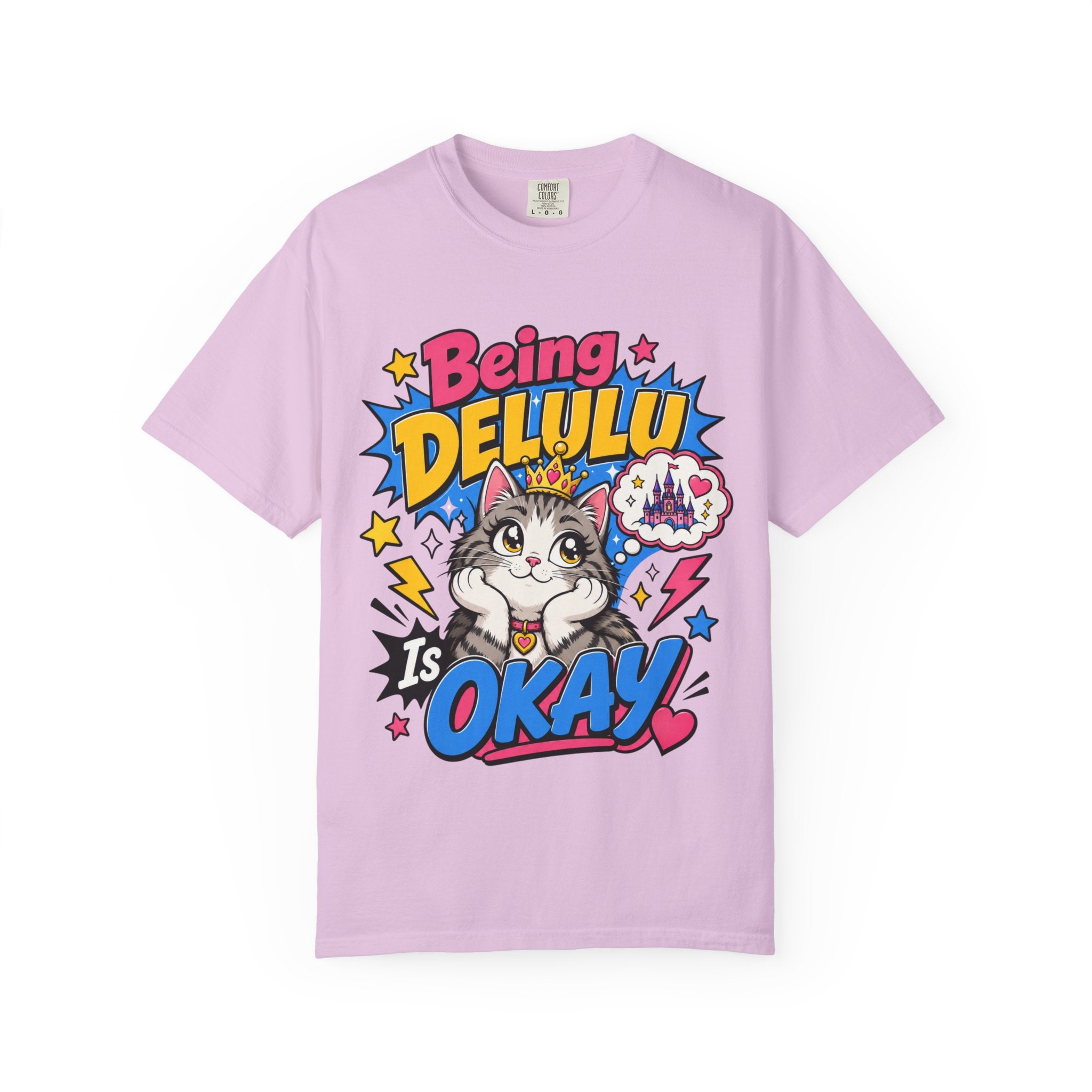 Being Delulu Is Okay Cat T-Shirt