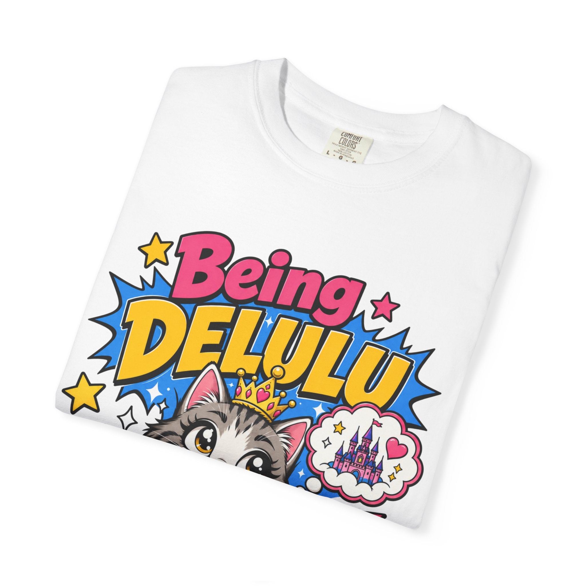 Being Delulu Is Okay Cat T-Shirt