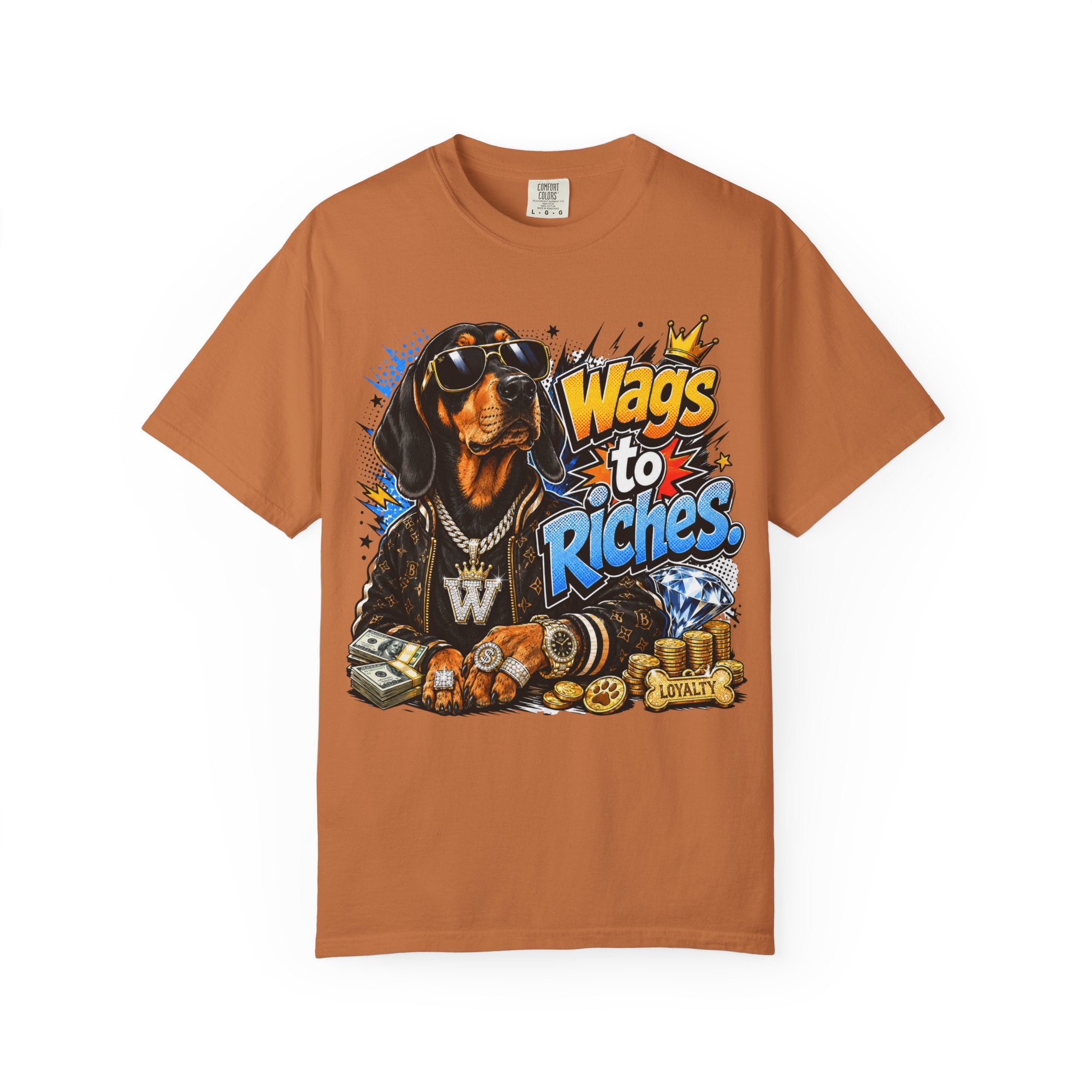 Wags to Riches Graphic T-Shirt