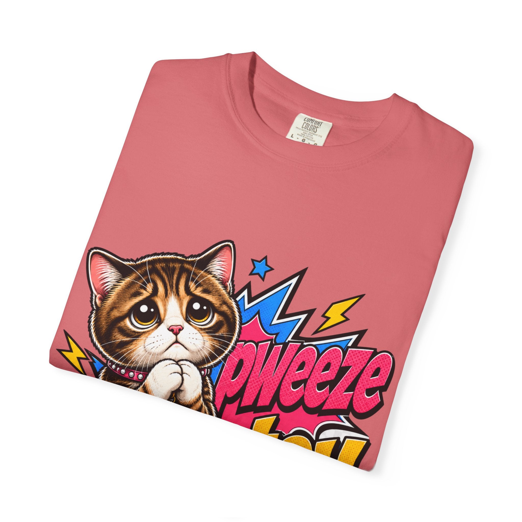 Pweeze Stay Cat Graphic T-Shirt