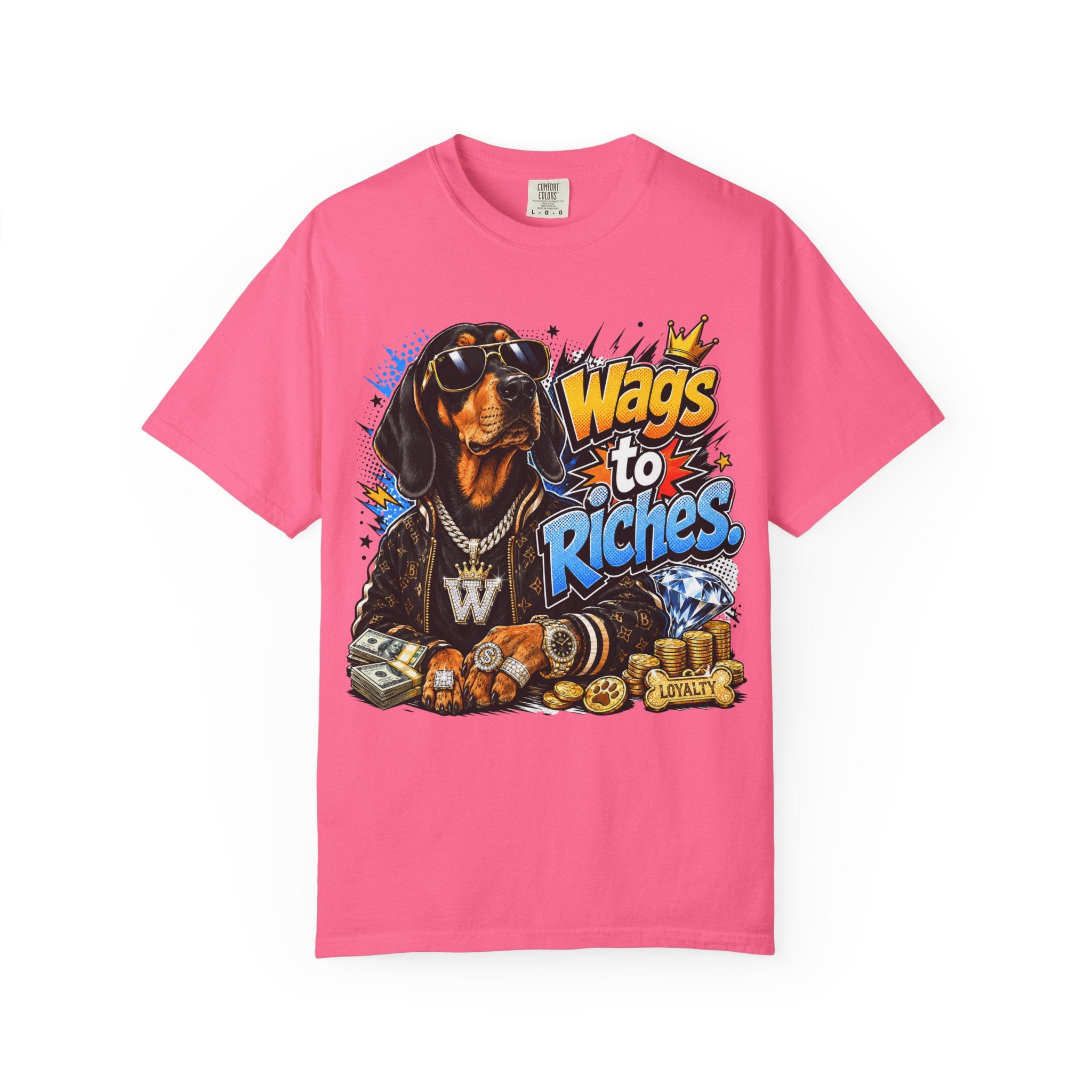 Wags to Riches Graphic T-Shirt