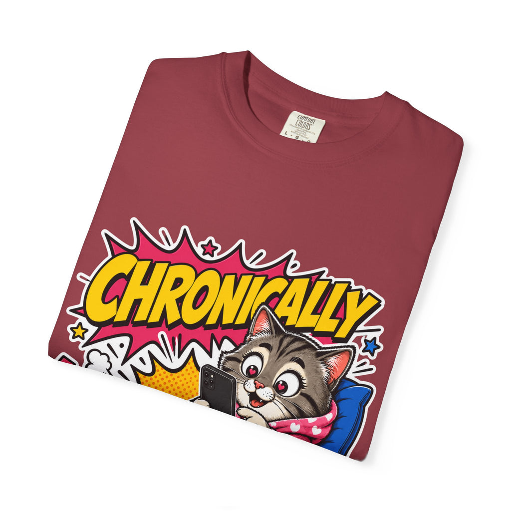 Chronically Online Cat T-Shirt