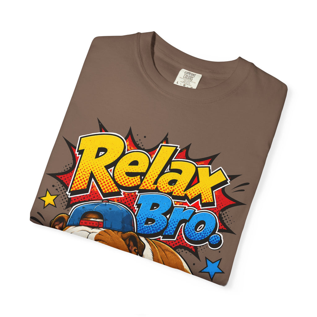 Relax Bro. English Bulldog Graphic T-Shirt