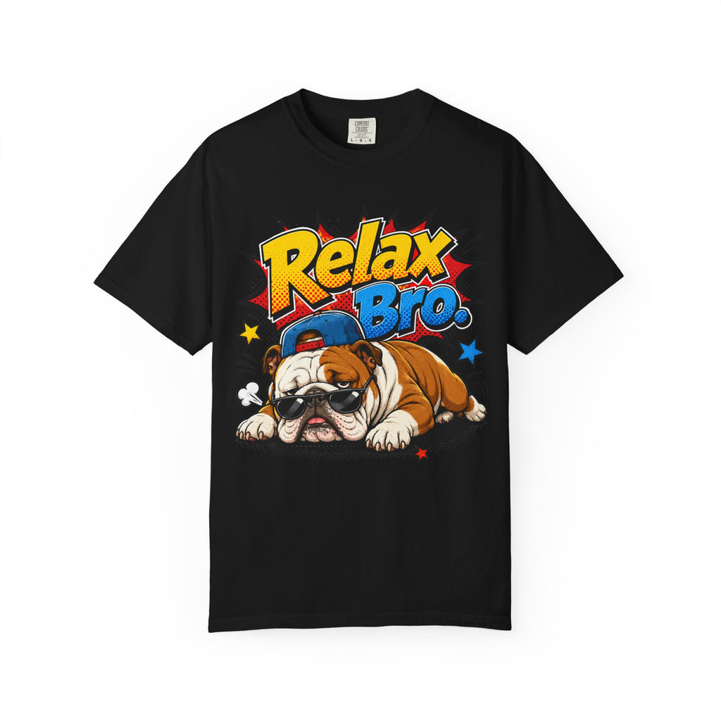 Relax Bro. English Bulldog Graphic T-Shirt
