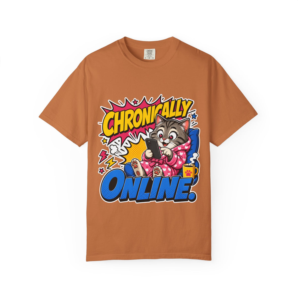 Chronically Online Cat T-Shirt