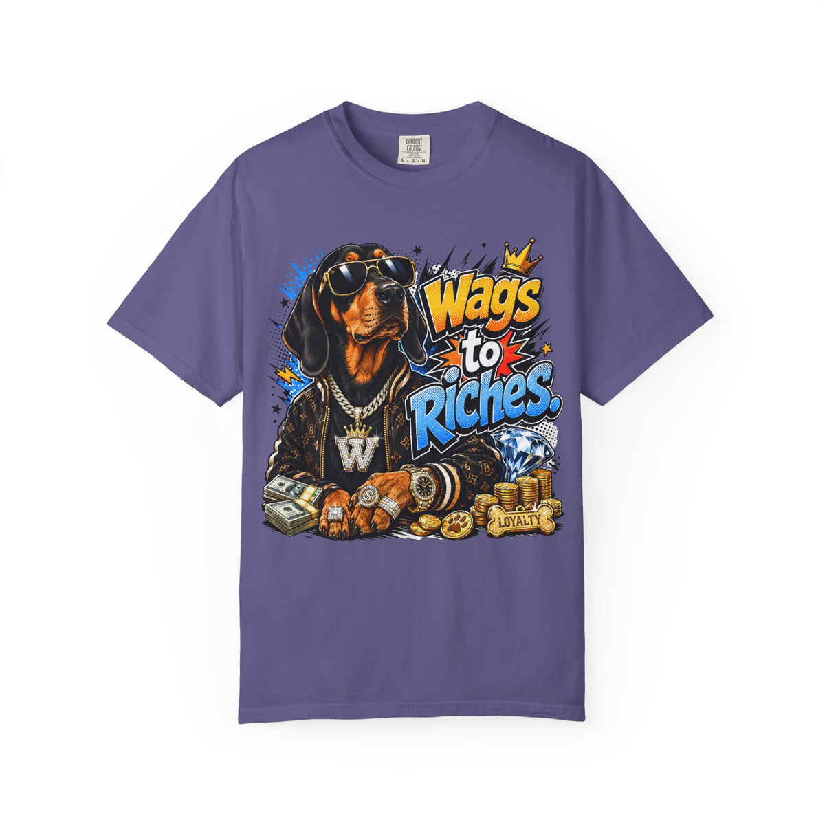 Wags to Riches Graphic T-Shirt