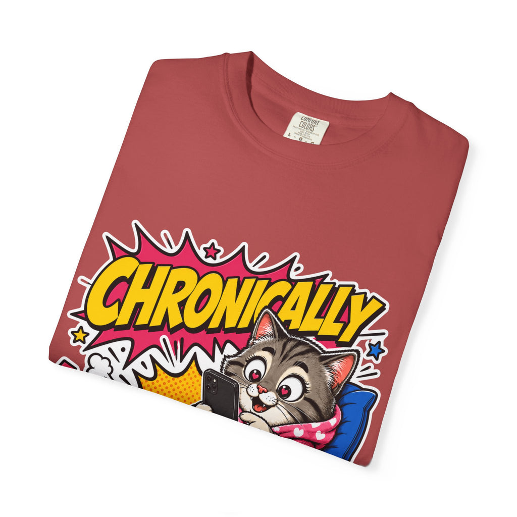 Chronically Online Cat T-Shirt