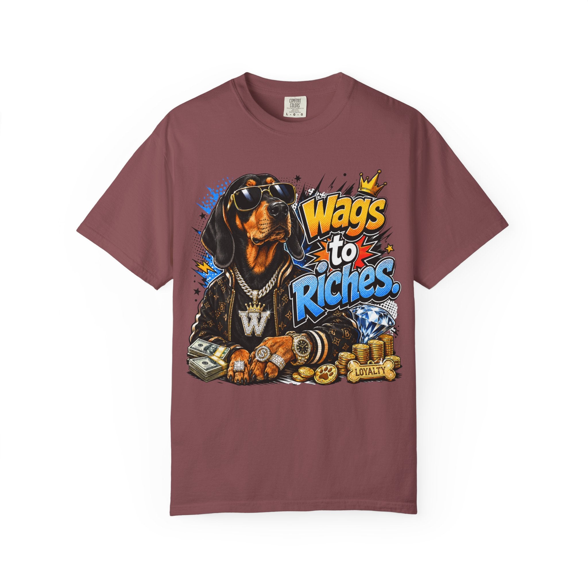 Wags to Riches Graphic T-Shirt