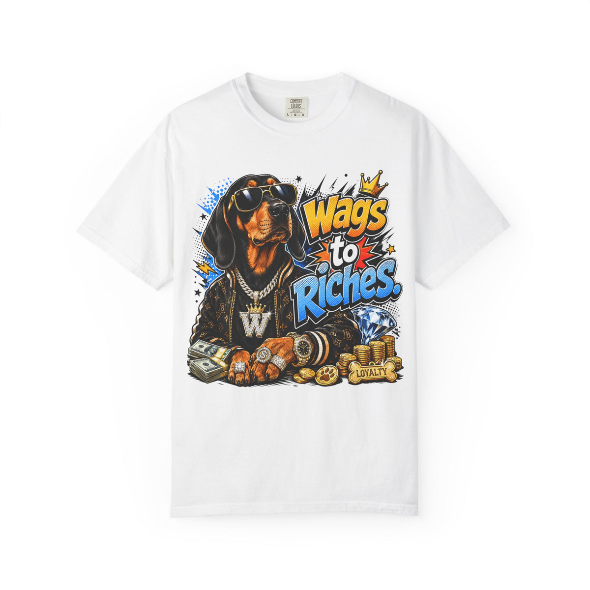 Wags to Riches Graphic T-Shirt