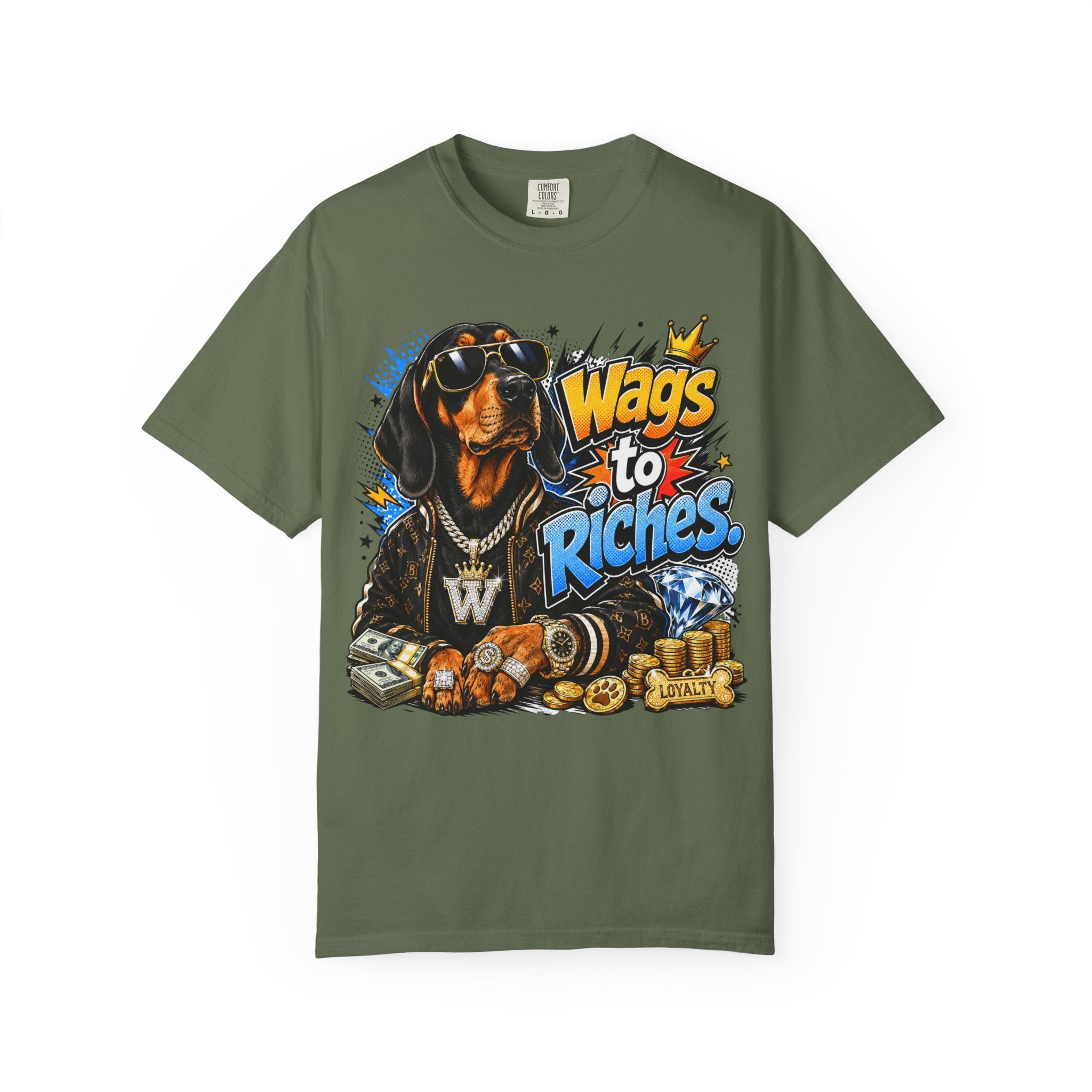 Wags to Riches Graphic T-Shirt
