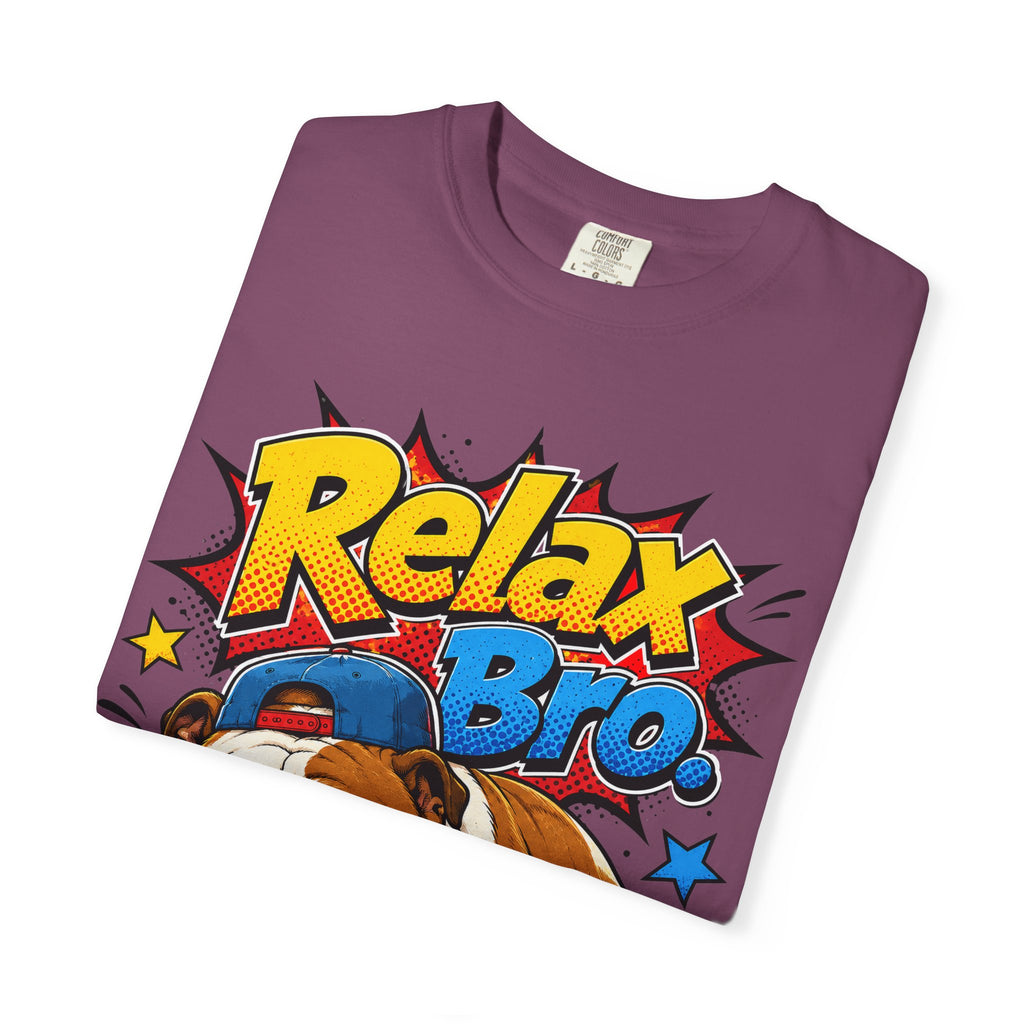 Relax Bro. English Bulldog Graphic T-Shirt