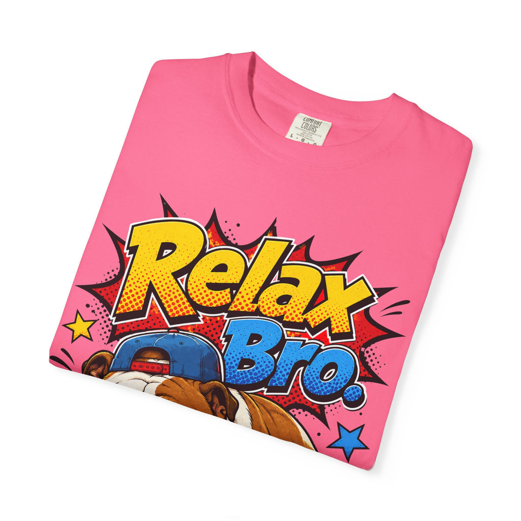 Relax Bro. English Bulldog Graphic T-Shirt