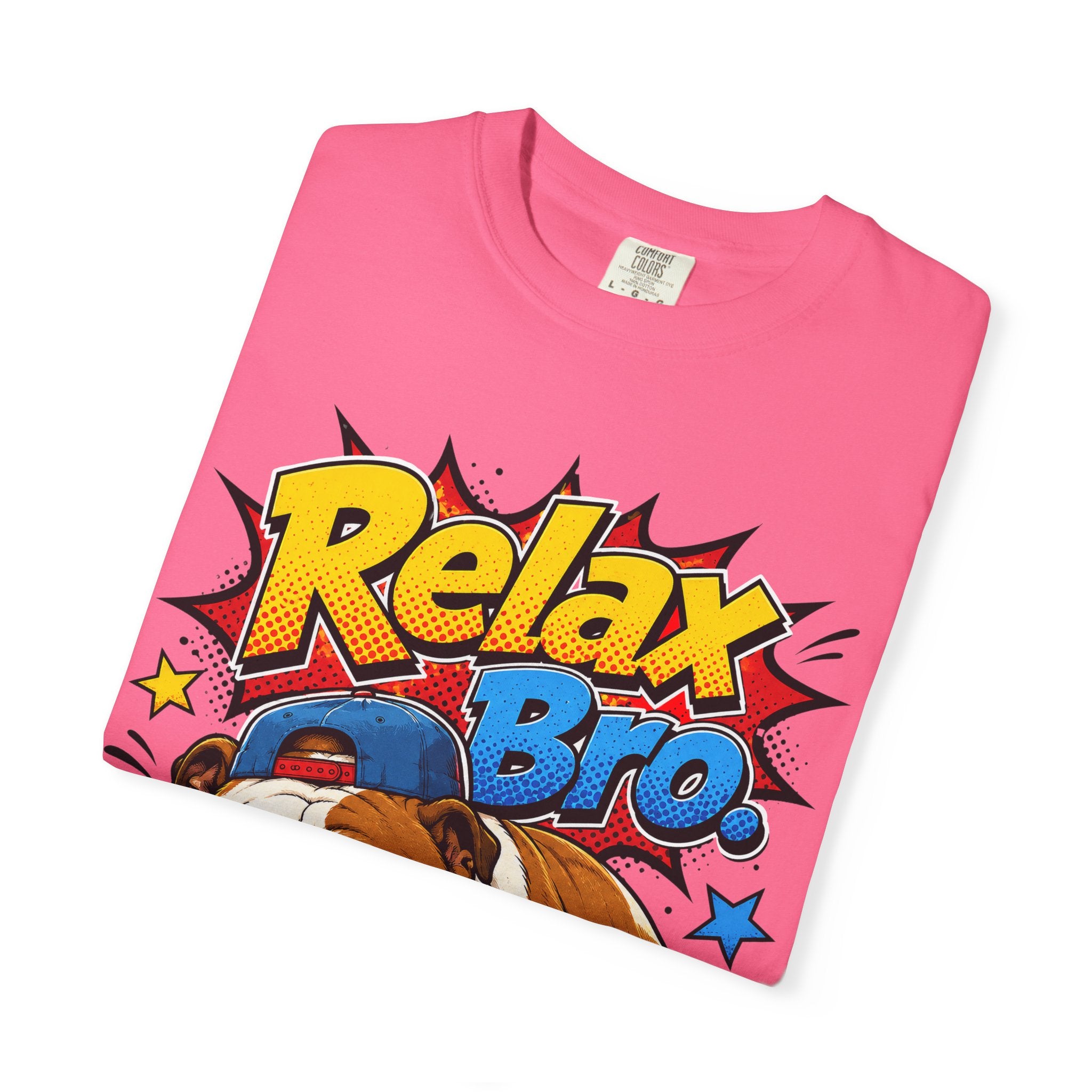 Relax Bro. English Bulldog Graphic T-Shirt