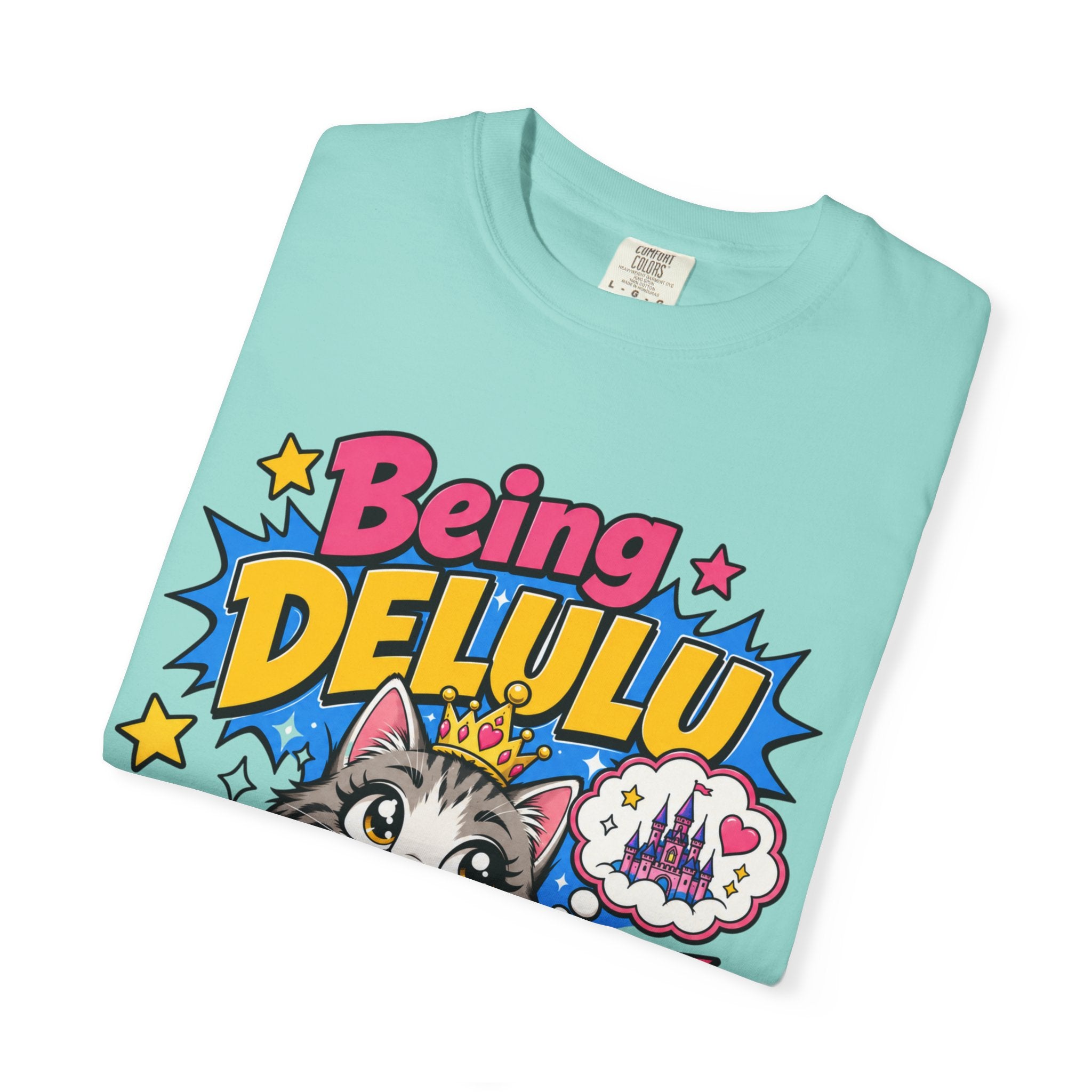 Being Delulu Is Okay Cat T-Shirt