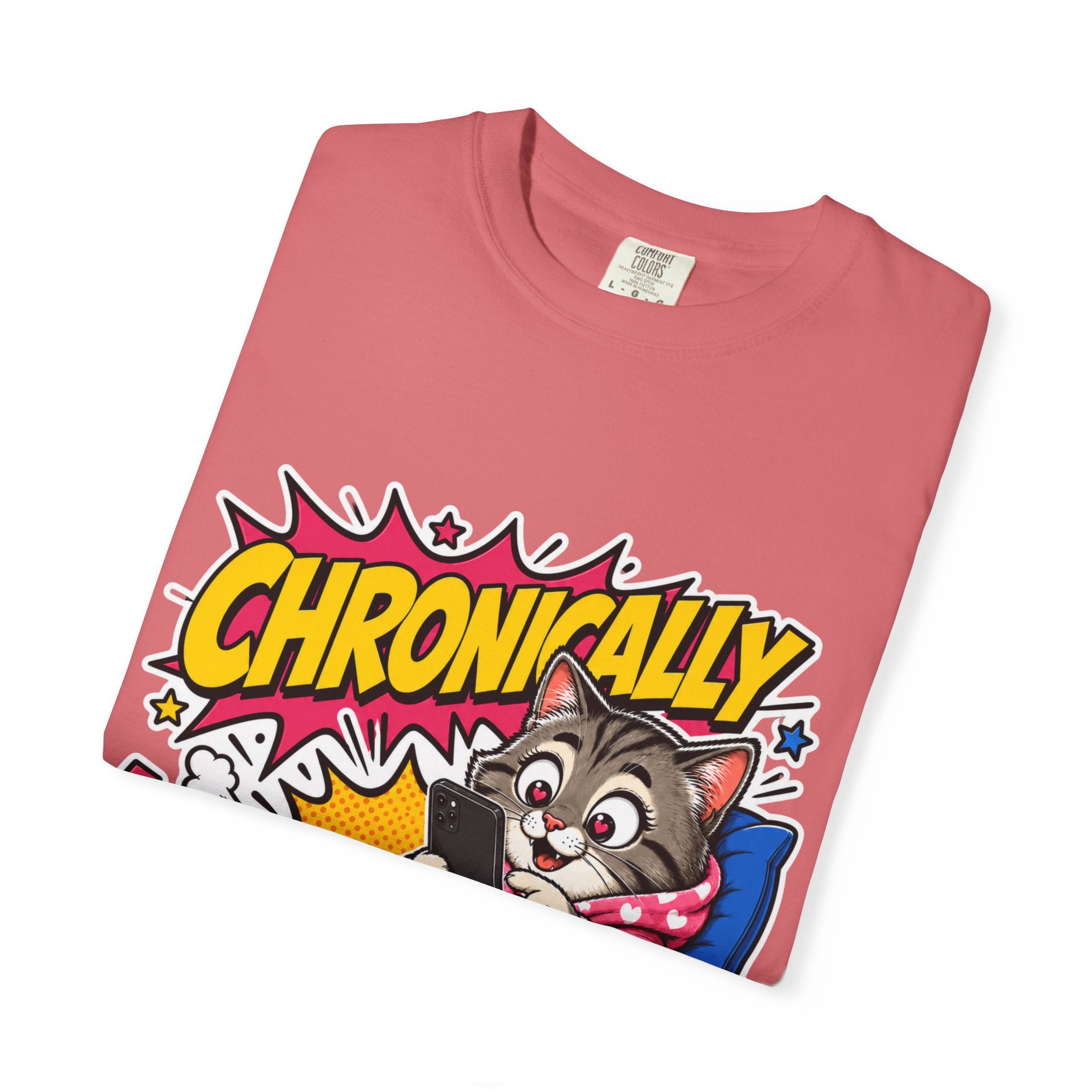 Chronically Online Cat T-Shirt