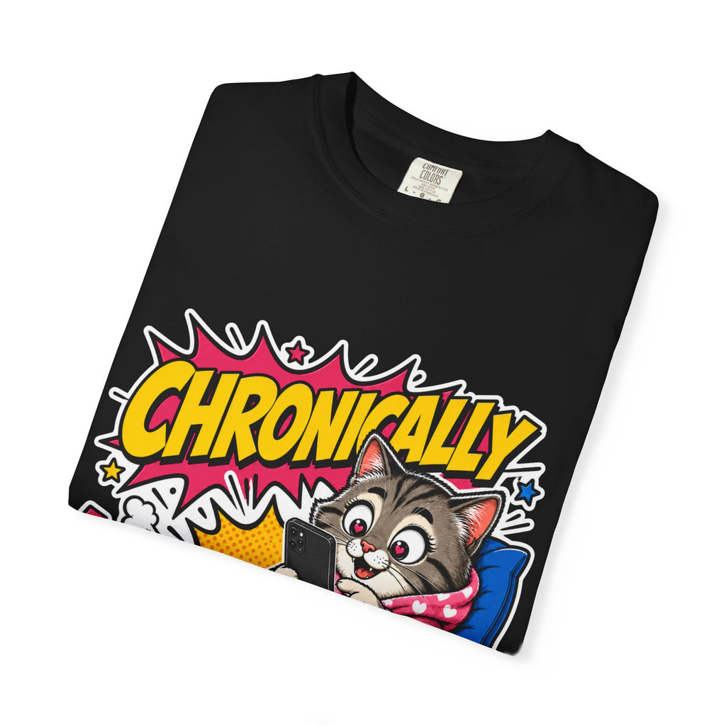 Chronically Online Cat T-Shirt