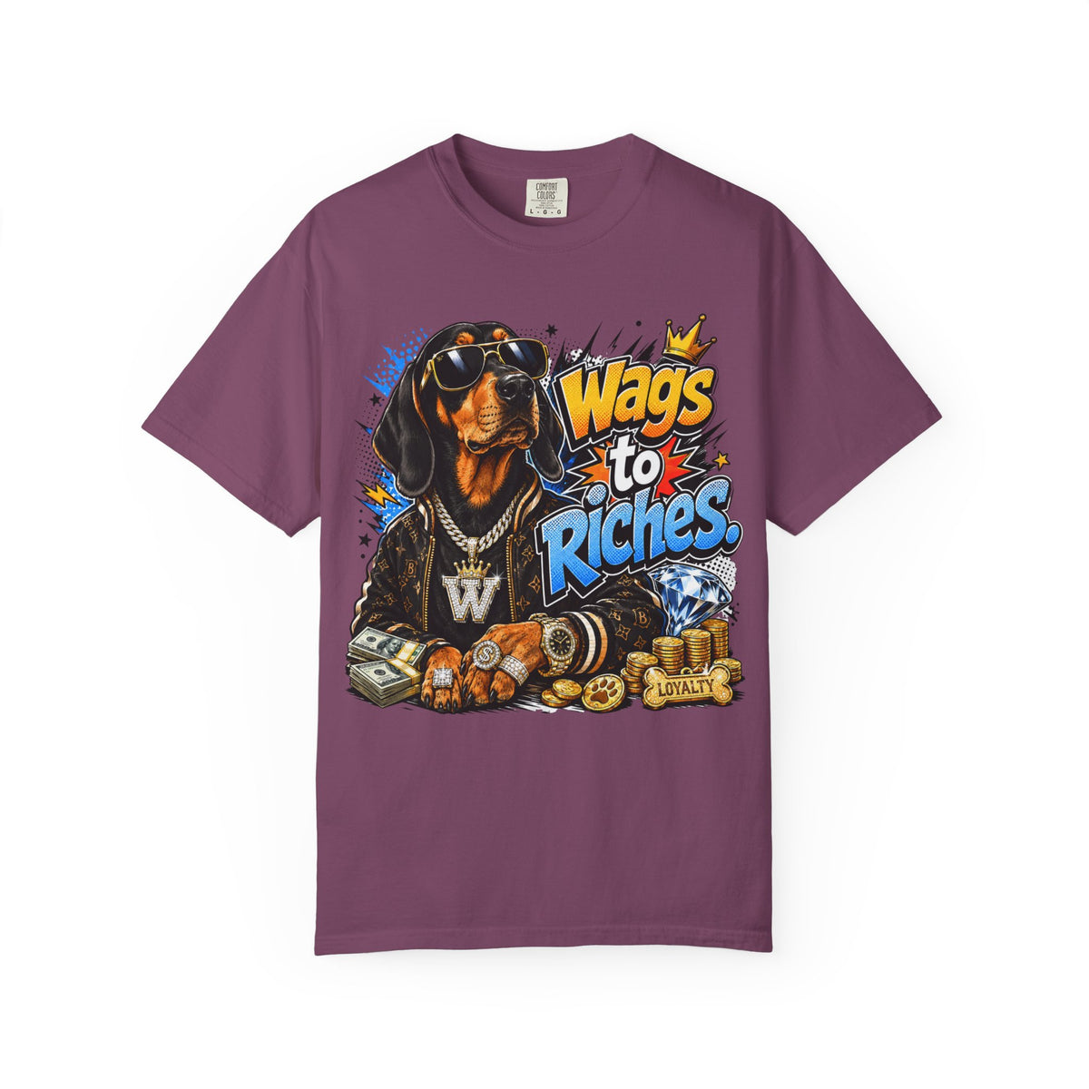 Wags to Riches Graphic T-Shirt