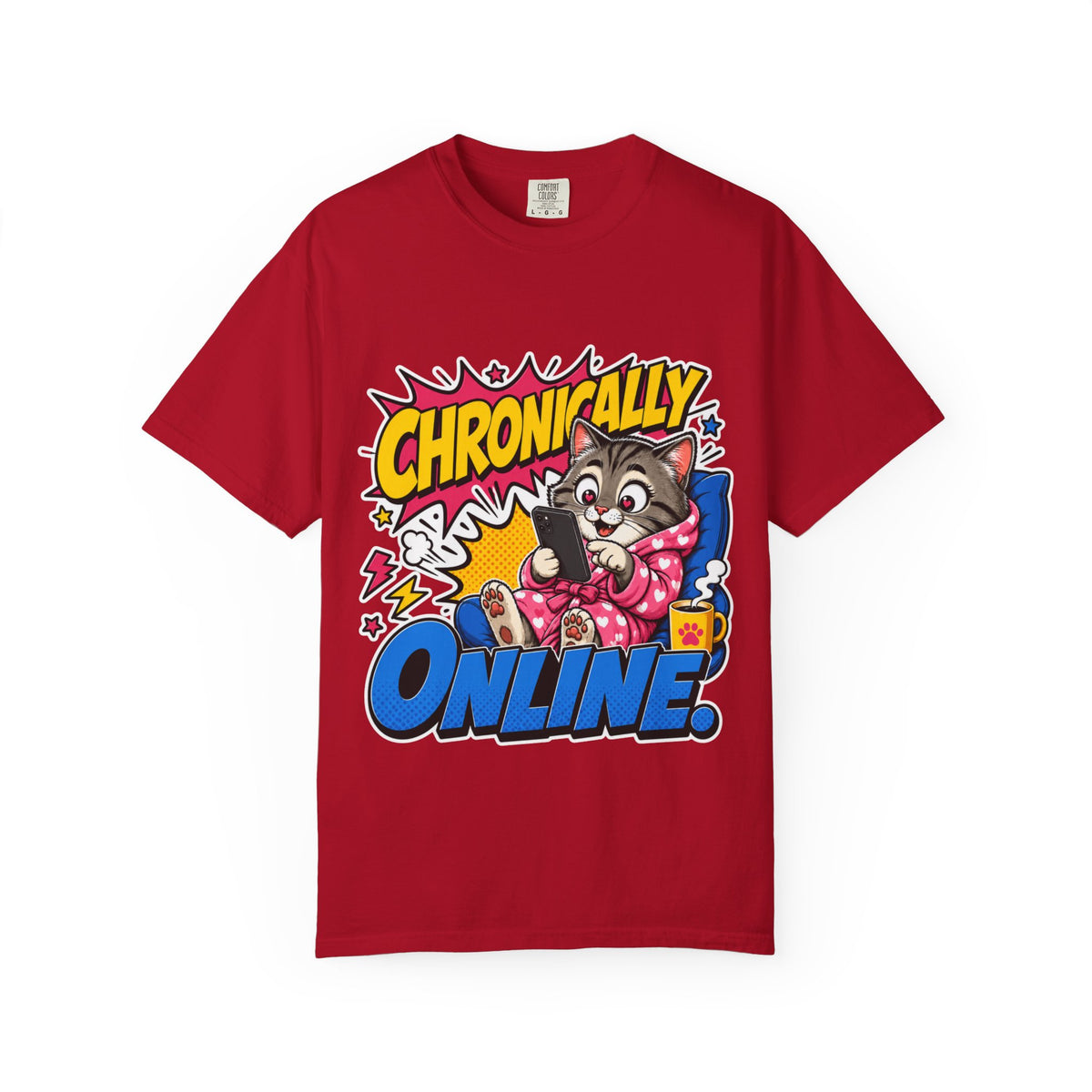 Chronically Online Cat T-Shirt