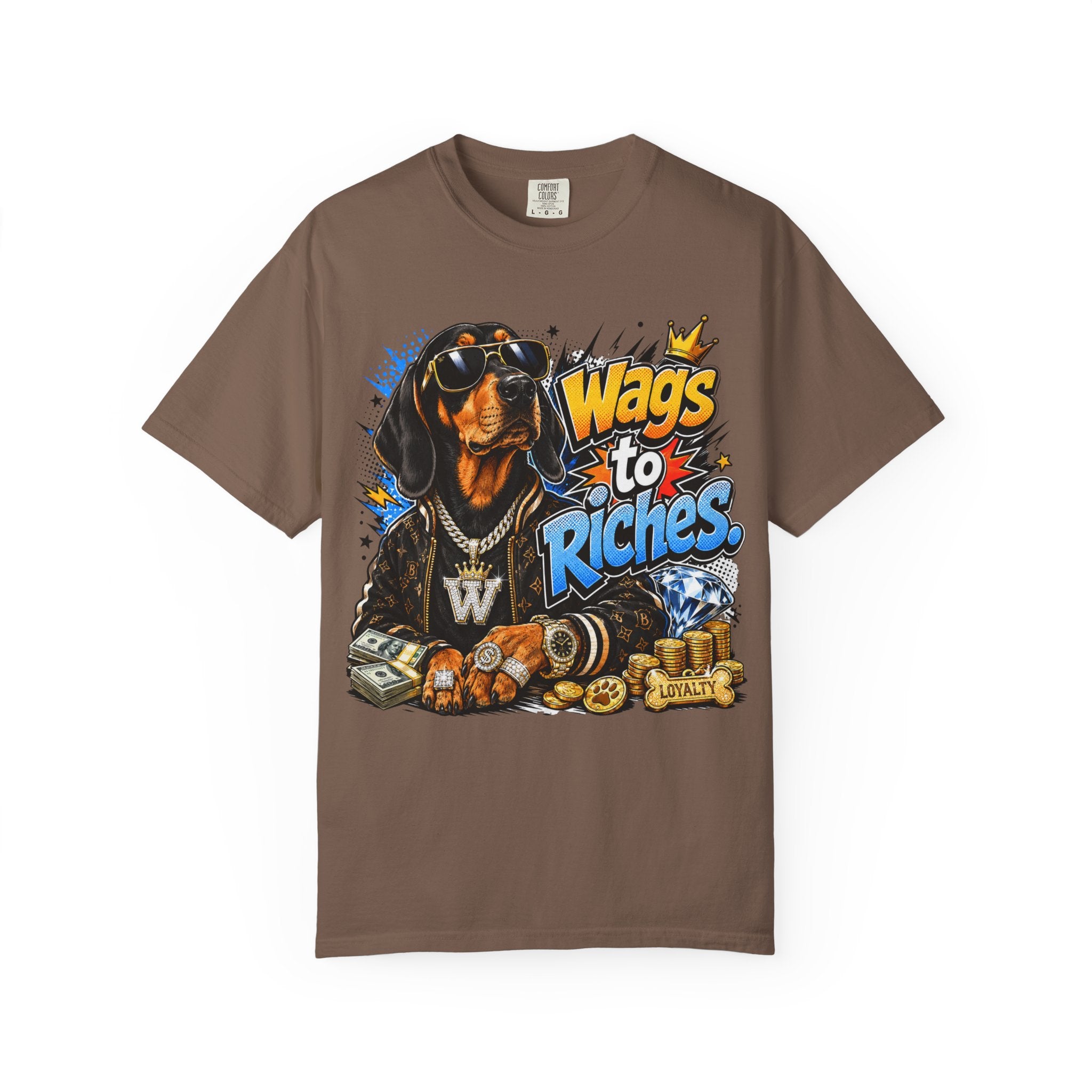Wags to Riches Graphic T-Shirt