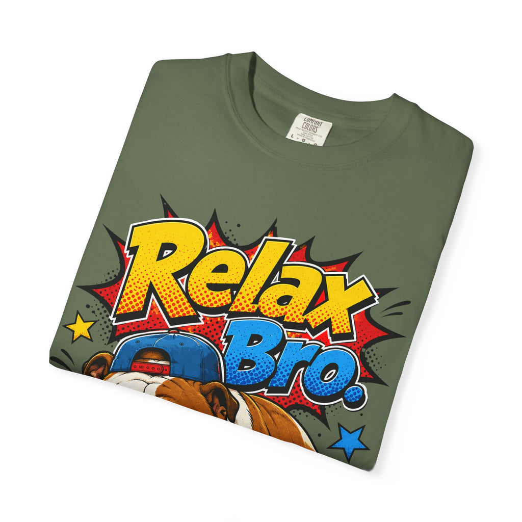 Relax Bro. English Bulldog Graphic T-Shirt