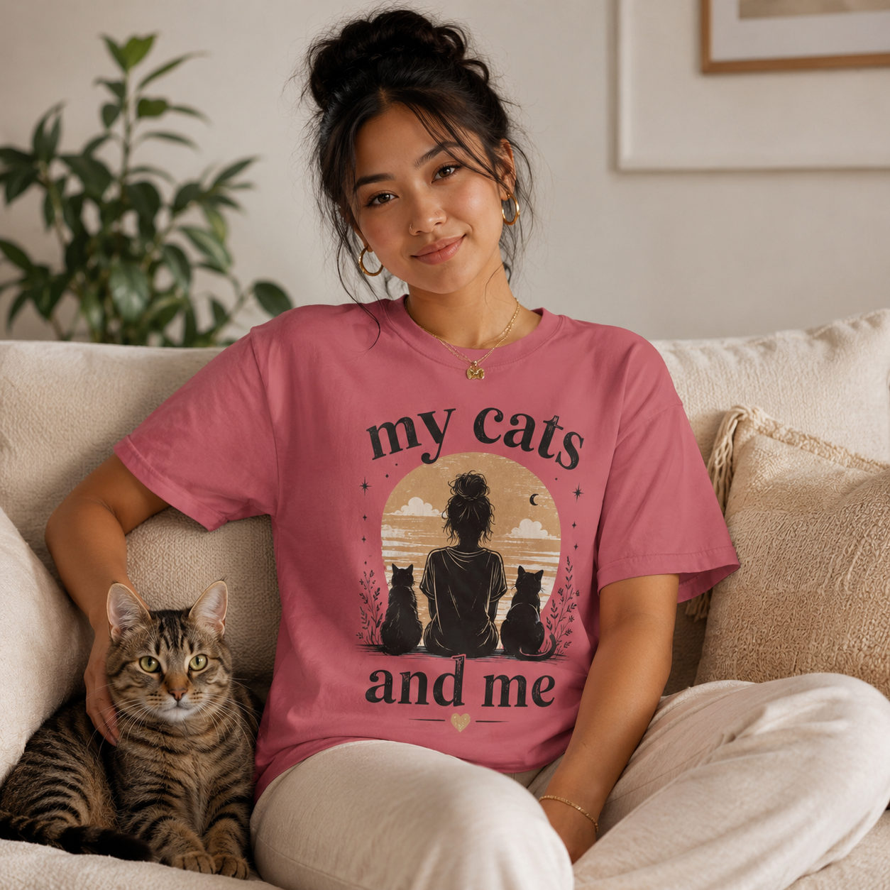 My Cats and Me  Comfort Colors T-Shirt
