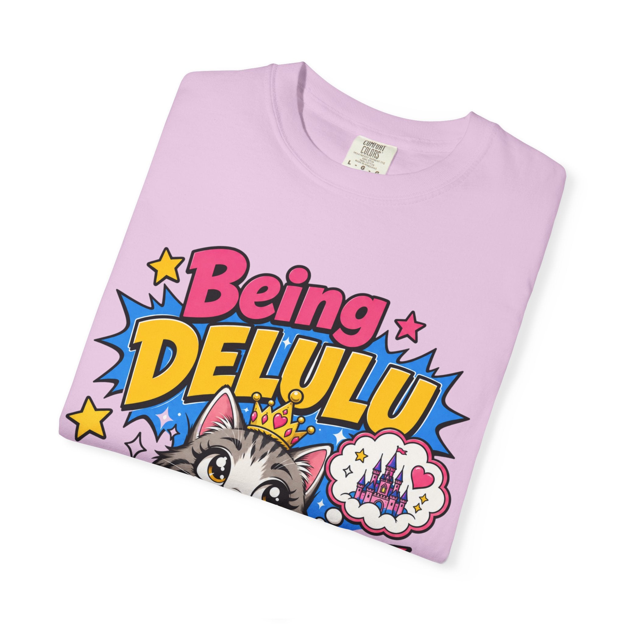 Being Delulu Is Okay Cat T-Shirt