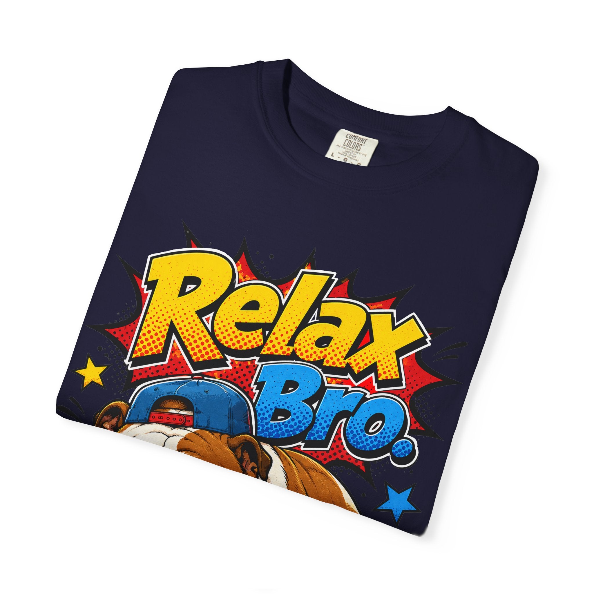 Relax Bro. English Bulldog Graphic T-Shirt