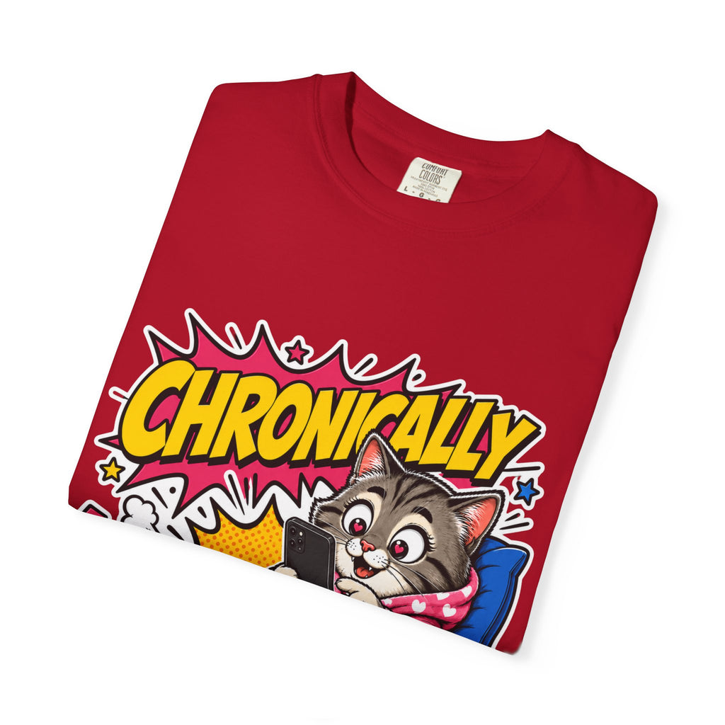 Chronically Online Cat T-Shirt