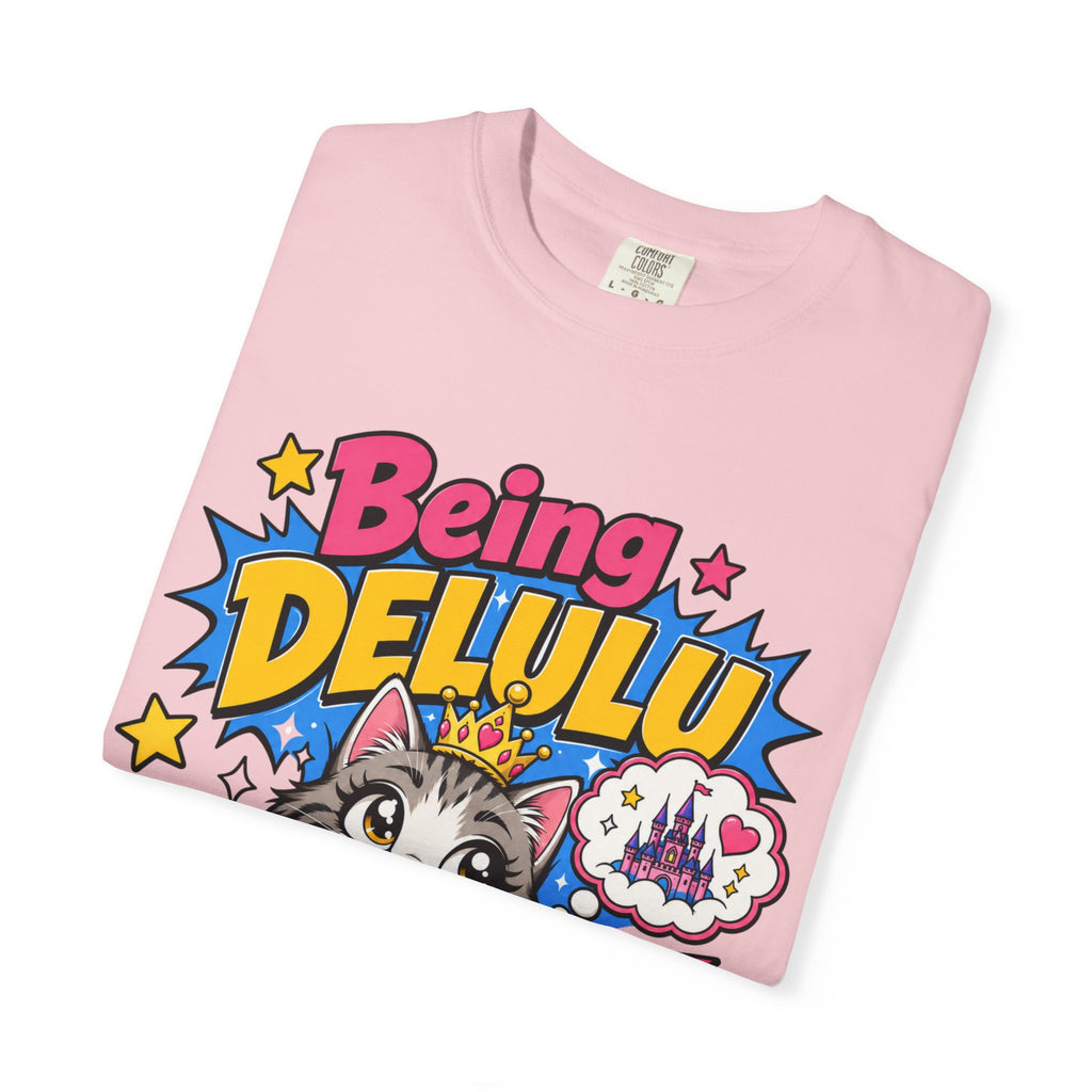 Being Delulu Is Okay Cat T-Shirt