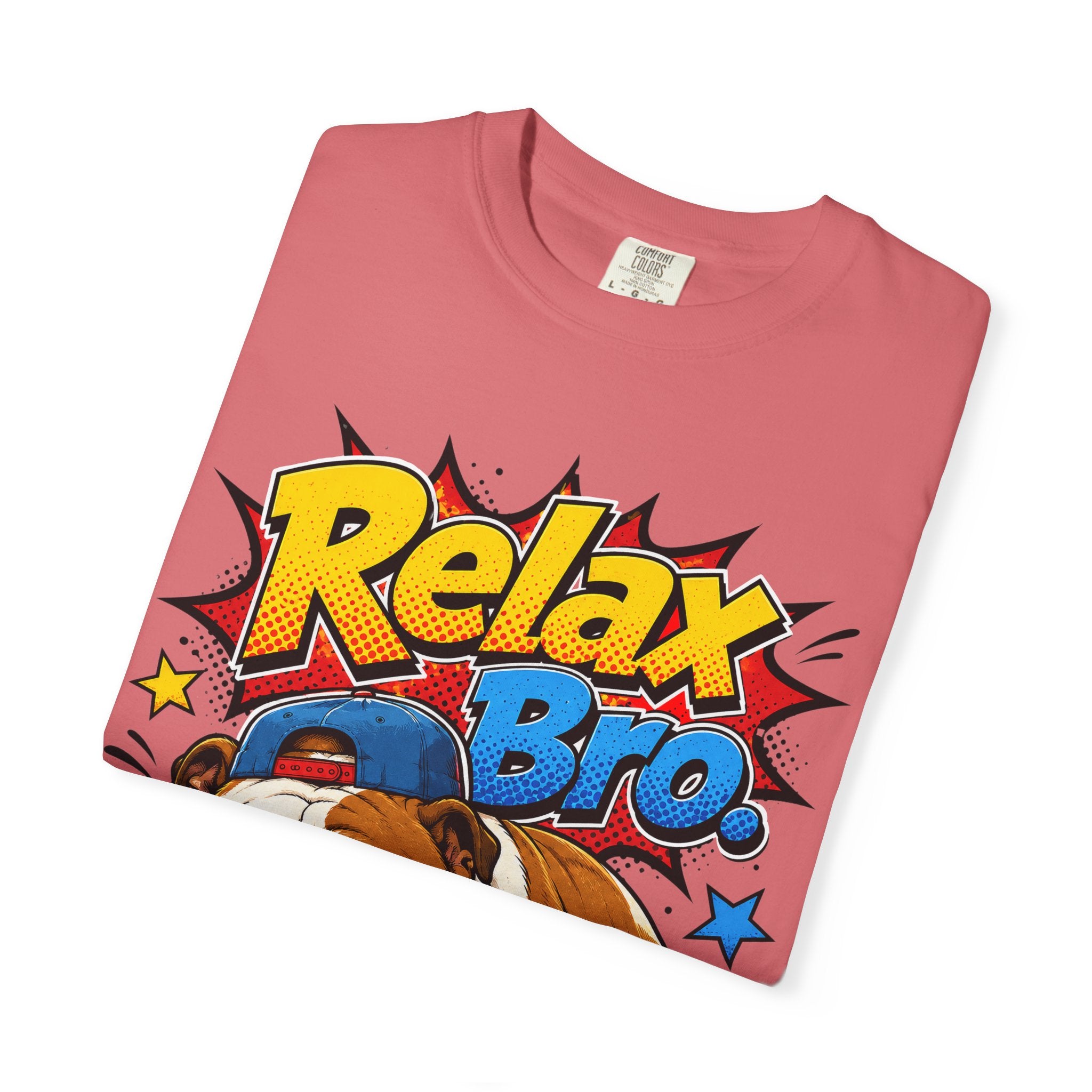 Relax Bro. English Bulldog Graphic T-Shirt