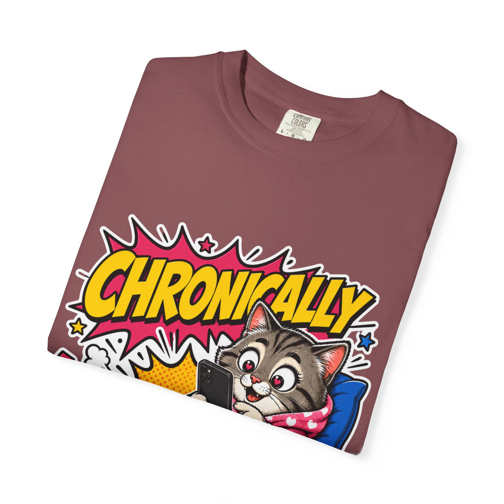 Chronically Online Cat T-Shirt