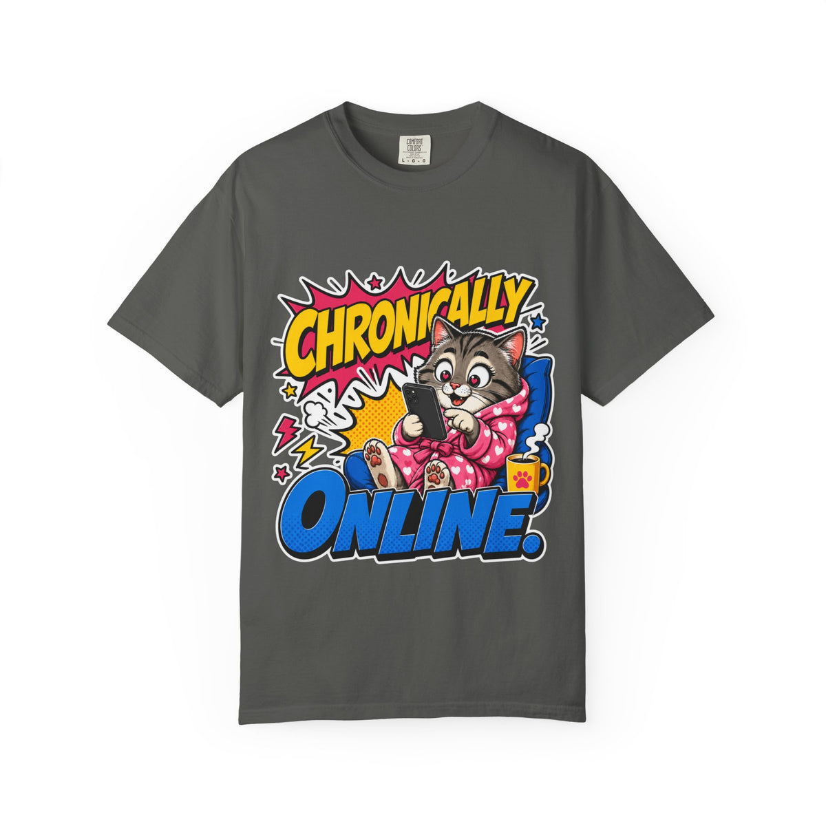 Chronically Online Cat T-Shirt