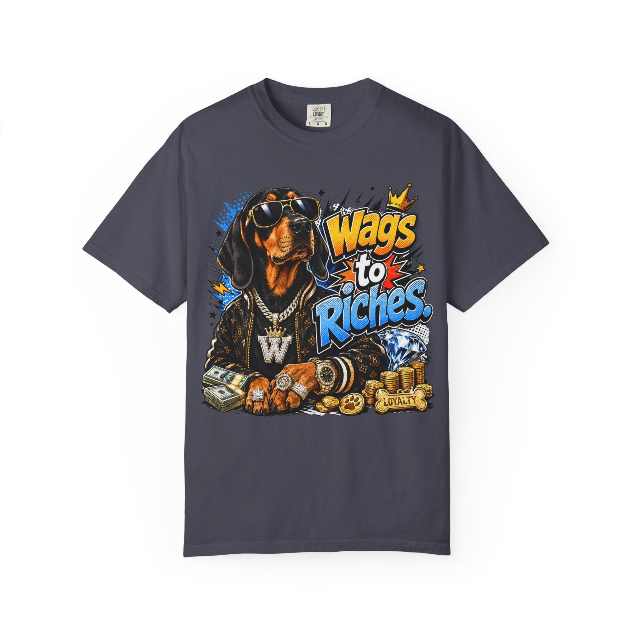 Wags to Riches Graphic T-Shirt