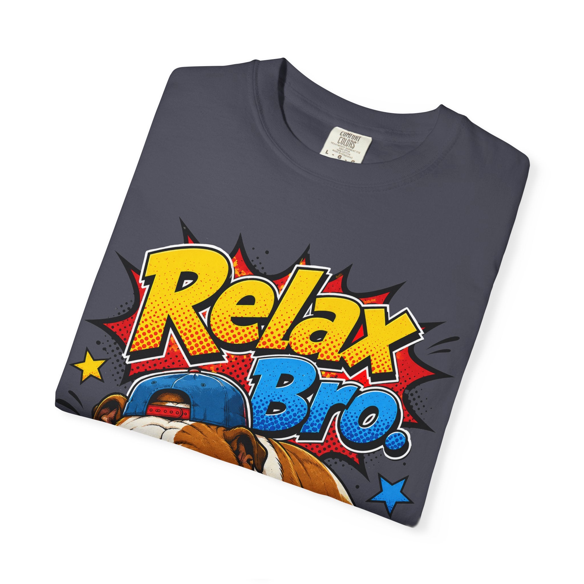 Relax Bro. English Bulldog Graphic T-Shirt