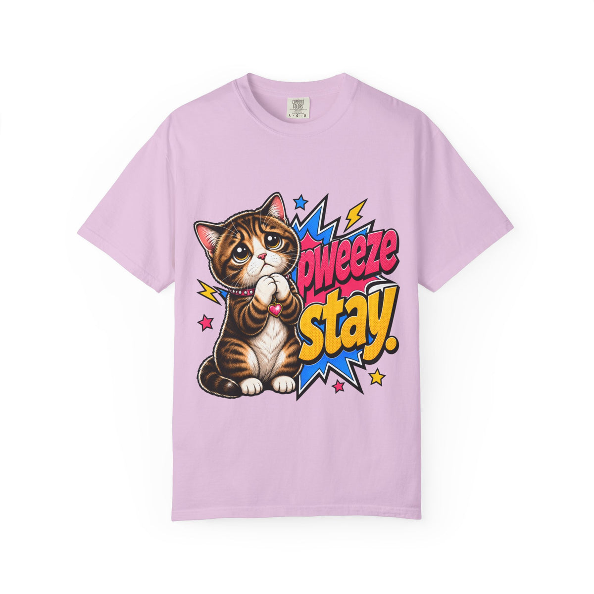 Pweeze Stay Cat Graphic T-Shirt