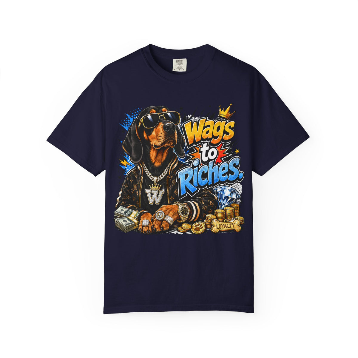 Wags to Riches Graphic T-Shirt