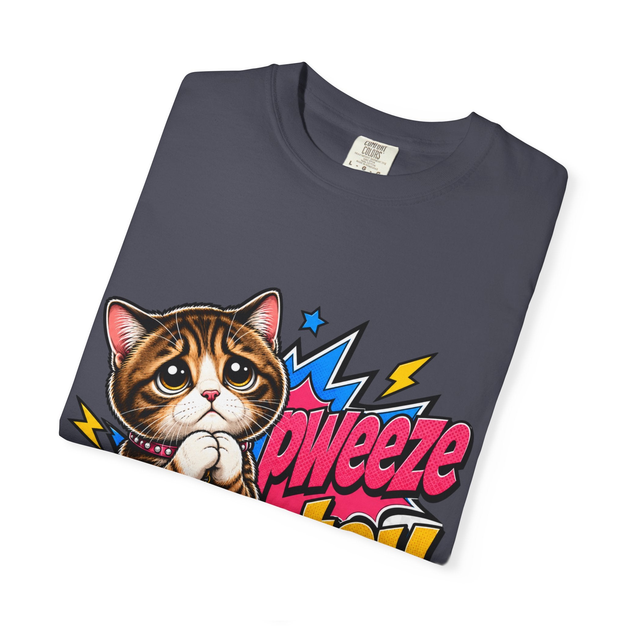 Pweeze Stay Cat Graphic T-Shirt