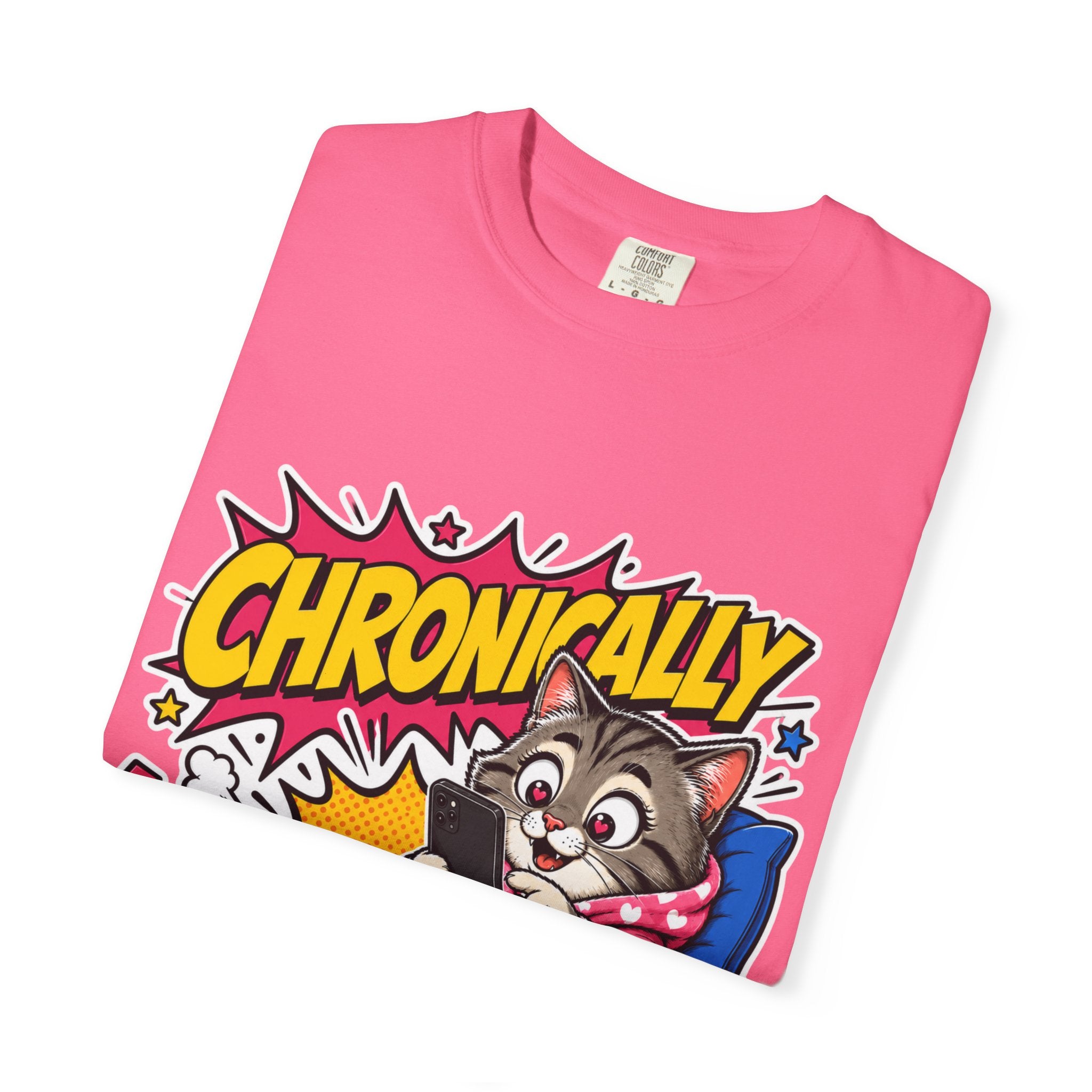 Chronically Online Cat T-Shirt