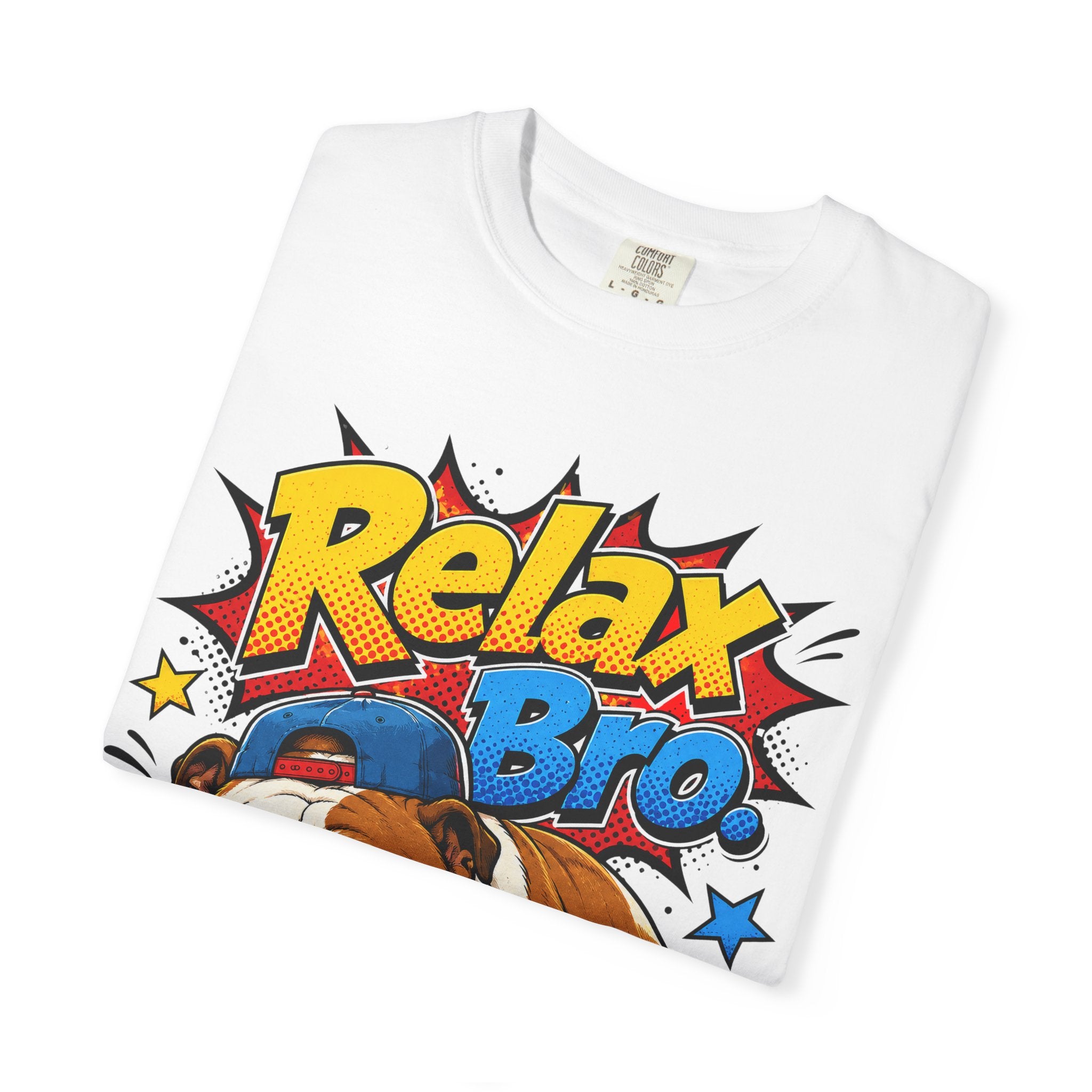 Relax Bro. English Bulldog Graphic T-Shirt