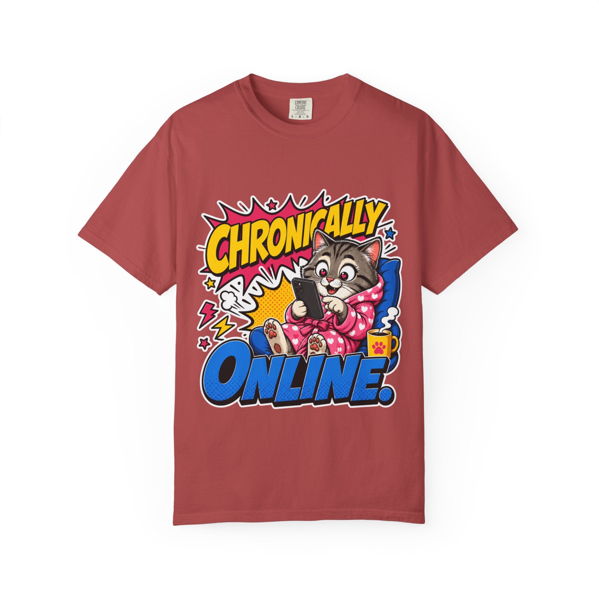 Chronically Online Cat T-Shirt