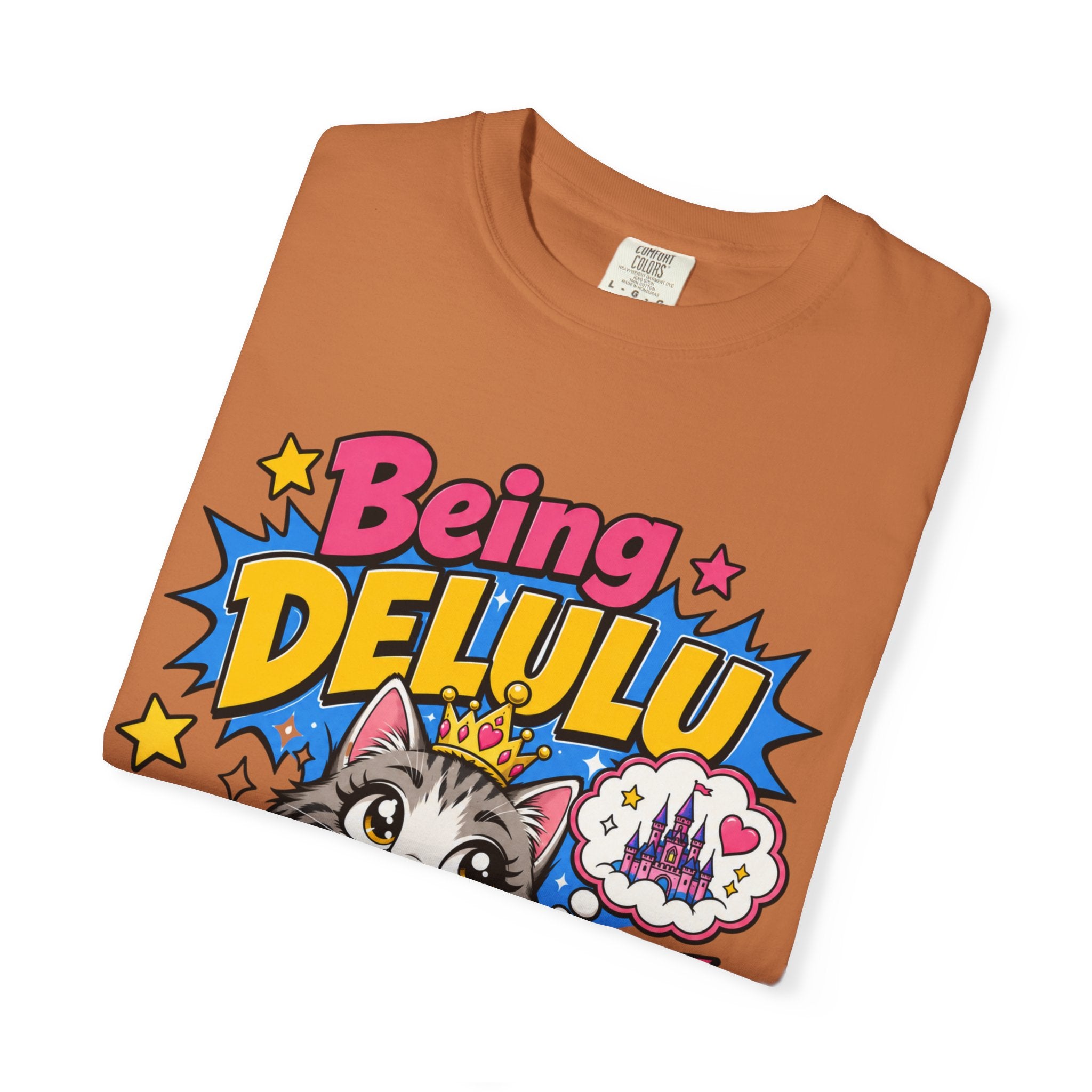 Being Delulu Is Okay Cat T-Shirt