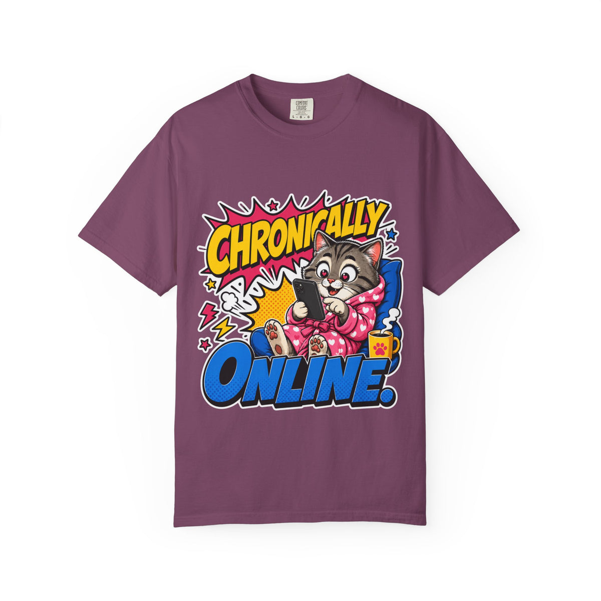 Chronically Online Cat T-Shirt