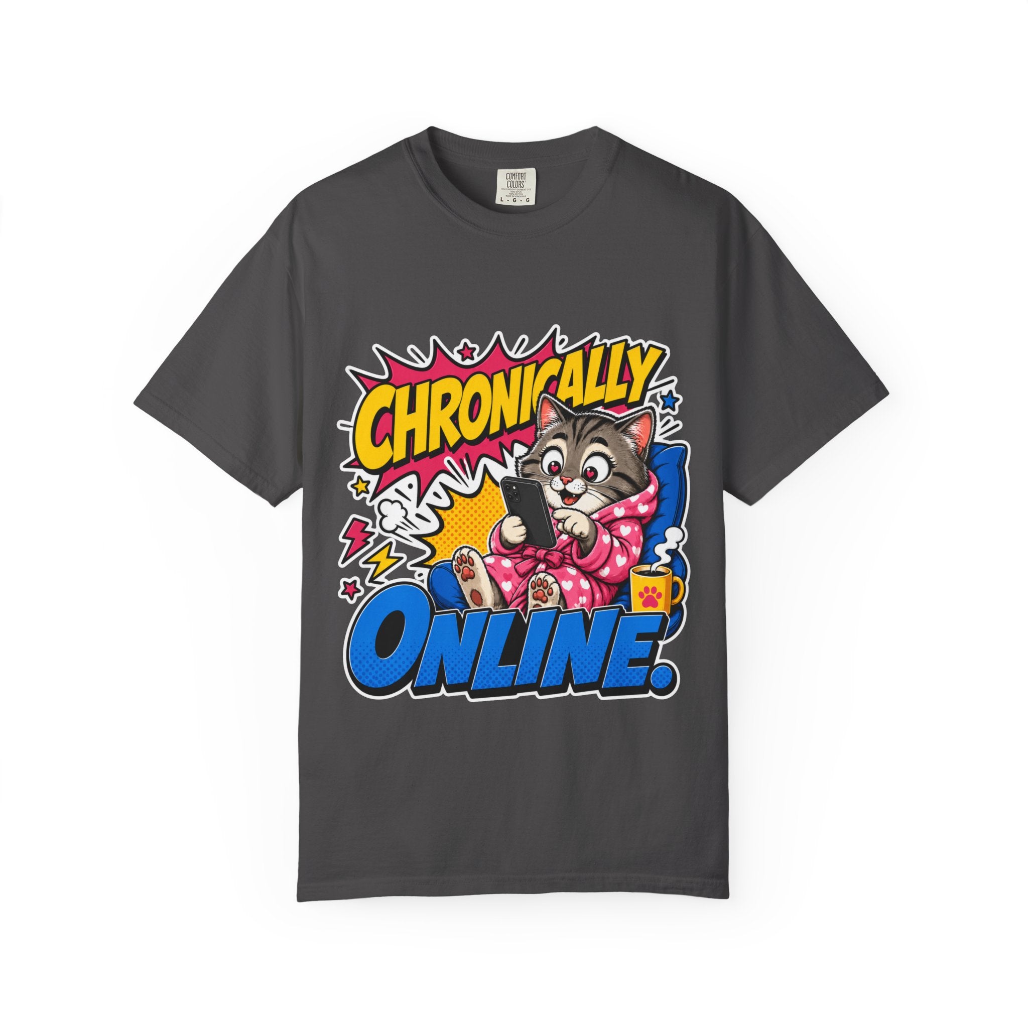 Chronically Online Cat T-Shirt
