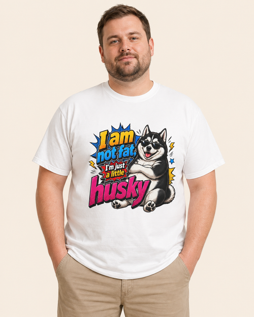 Im Just a Little Husky Graphic T Shirt